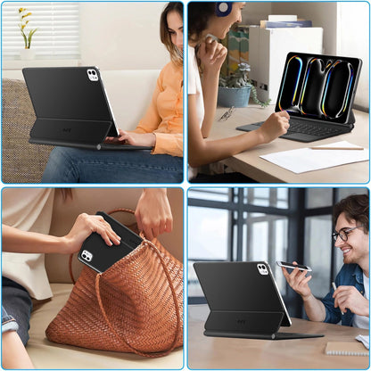 Θήκη με Πληκτρολόγιο για Apple iPad Pro 13 (2025) / (2024), Tech-Protect, SmartCase Magnetic, Μαύρη
