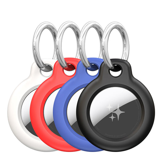 Θήκη DUX DUCIS Secure για Apple AirTag, Σετ 4 τεμαχίων, Μαύρο / Λευκό / Μπλε / Κόκκινο