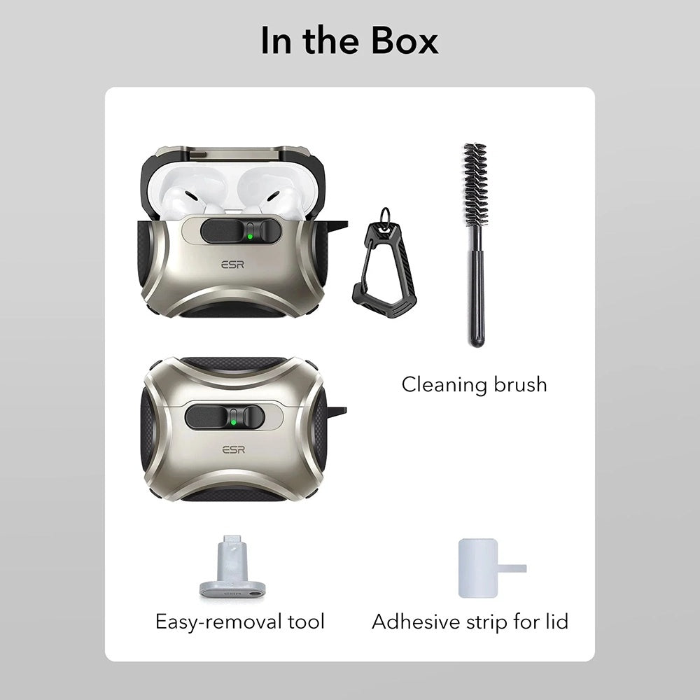 Θήκη ESR Cyber FlickLock για Apple AirPods Pro 3, Γκρι