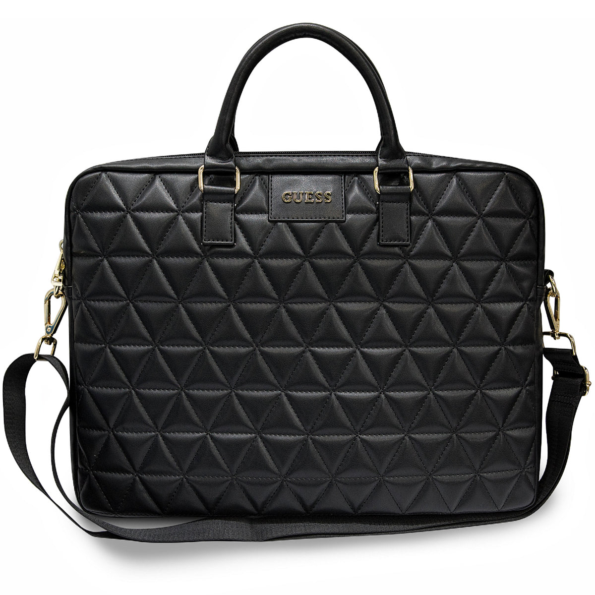 Τσάντα Guess Quilted για Laptop 15inch, Μαύρη