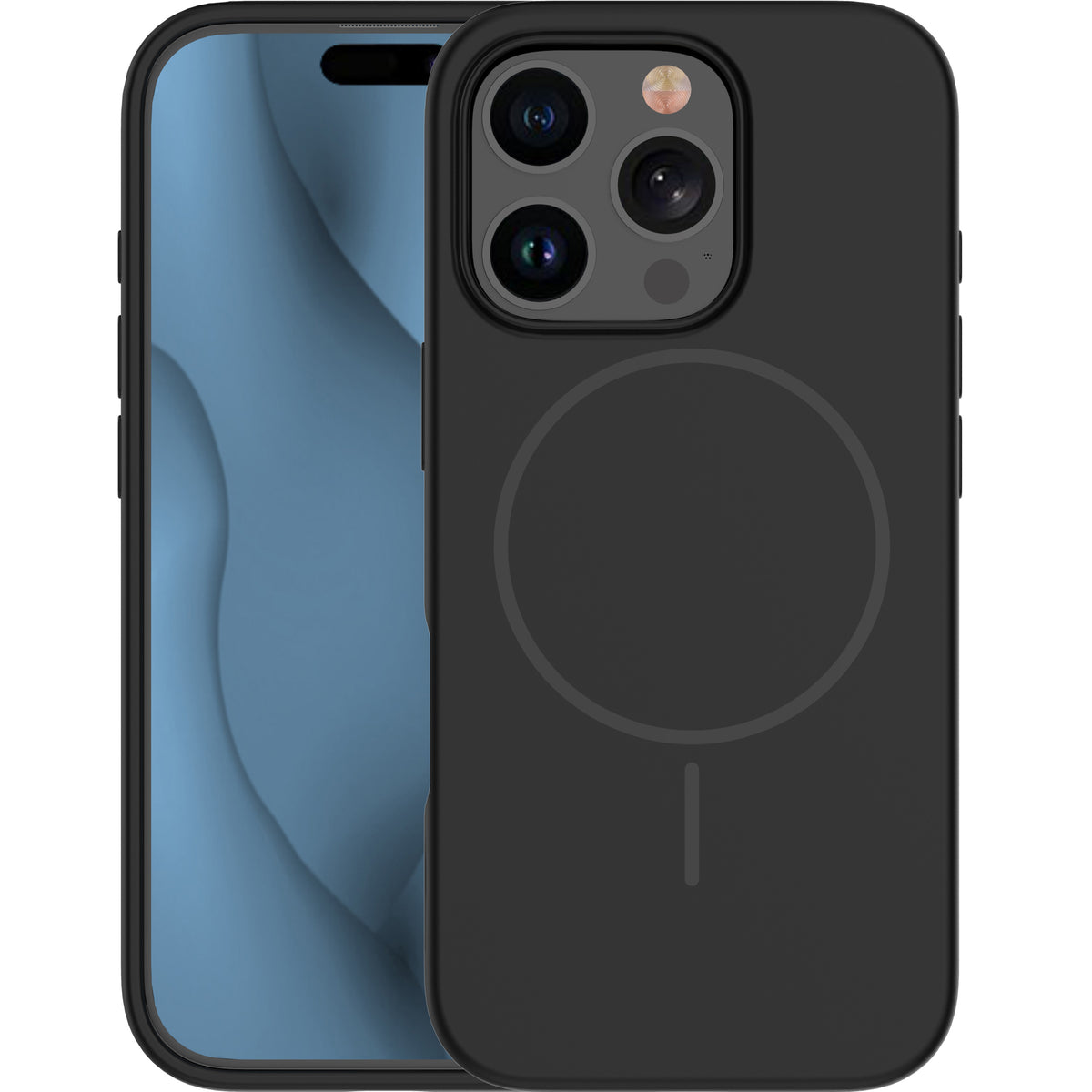MagSafe Case for Apple iPhone 16 Pro Max, OEM, Silicone Thin, Black