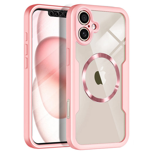 MagSafe Case for Apple iPhone 17, Techsuit, ColorVerse 360, Pink