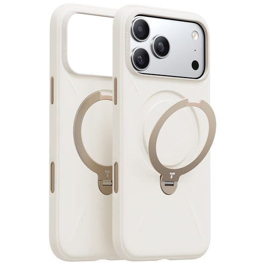 Θήκη MagSafe για Apple iPhone 17 Pro Max, Torras, QPRO Silicone, Λευκή