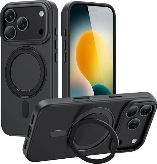 MagSafe Case for Apple iPhone 17 Pro, Tech-Protect, MagRing, Black