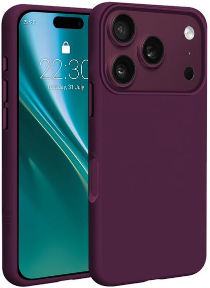 Θήκη MagSafe για Apple iPhone 18 Pro Max / 17 Pro Max, Etteri, Silicone Mag, Βυσσινί