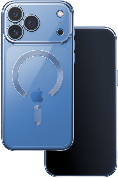 Θήκη MagSafe για Apple iPhone 18 Pro Max / 17 Pro Max, OEM, Χρώμα Chrome Mag, Μπλε