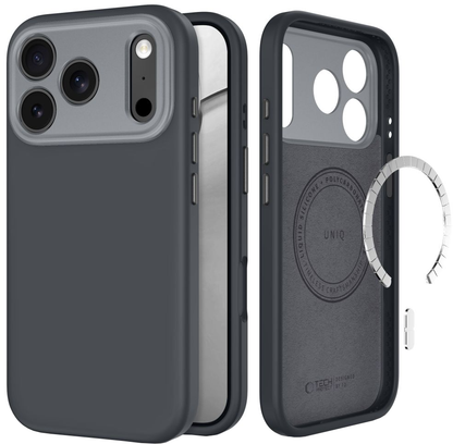 Θήκη MagSafe για Apple iPhone 18 Pro Max / 17 Pro Max, Tech-Protect, Uniq CC, Γκρι