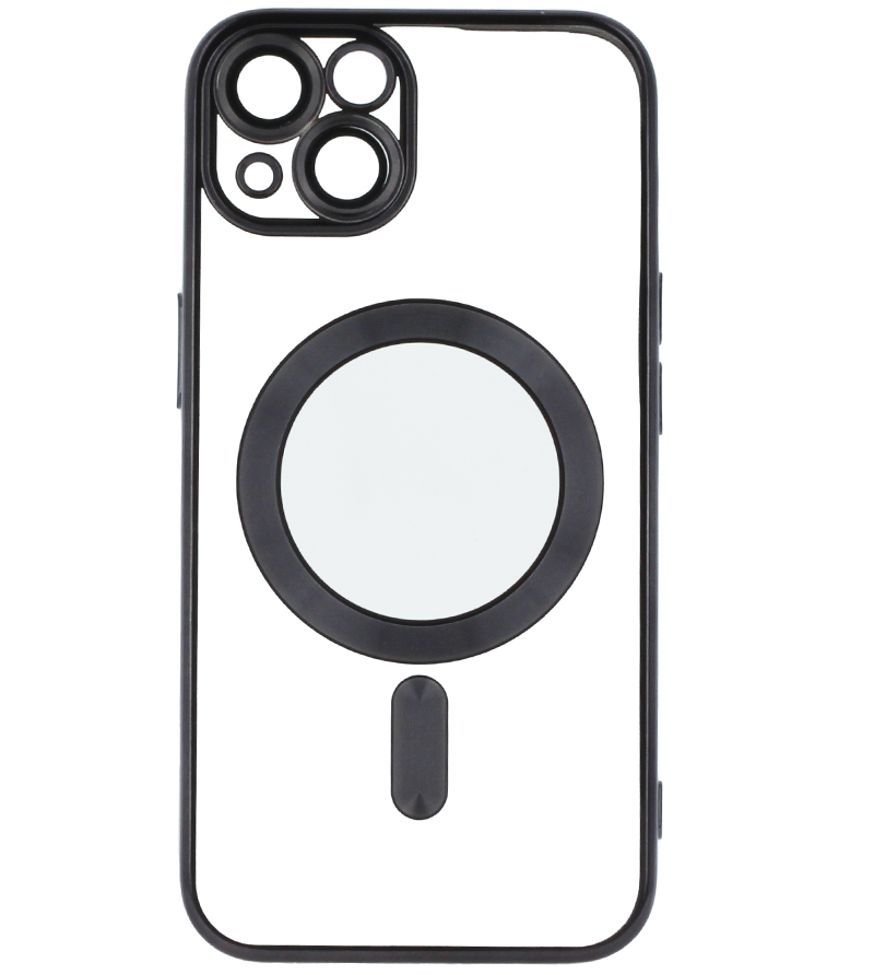 MagSafe Case for Apple iPhone 18 Pro / 17 Pro, OEM, Color Chrome Mag, Black