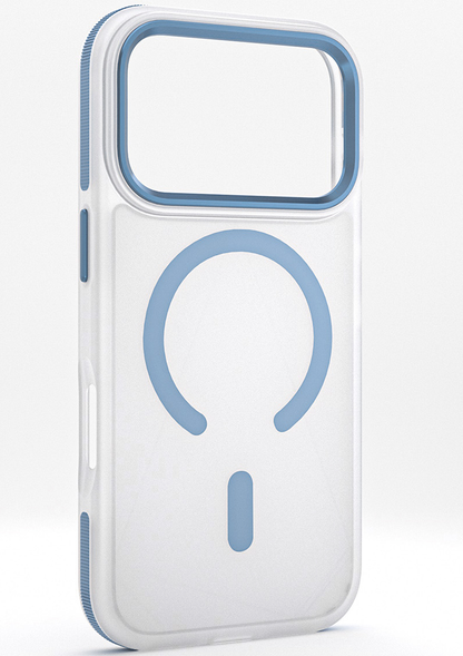 MagSafe Case for Apple iPhone 18 Pro Max / 17 Pro Max, Etteri, Icy Mag, Blue