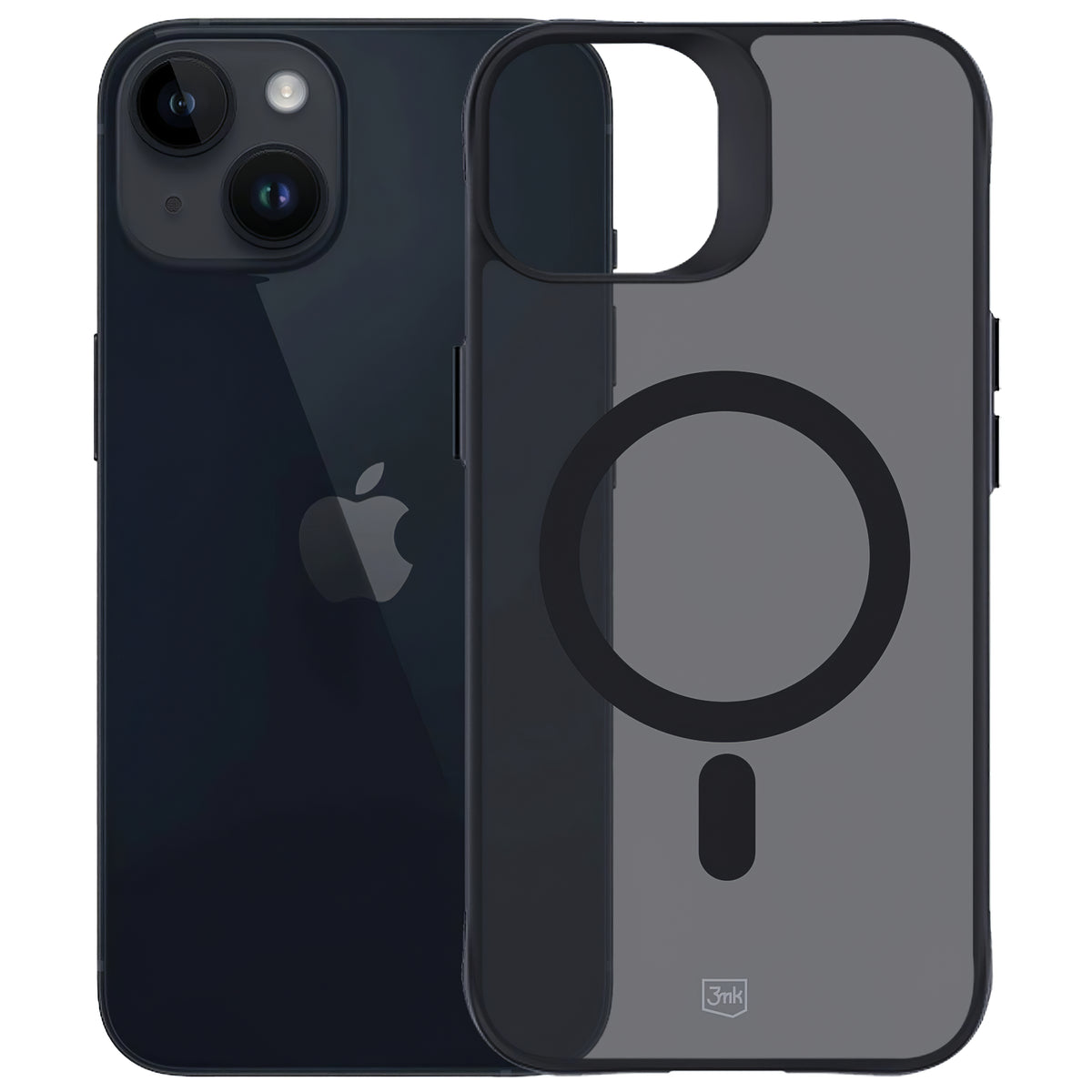 Θήκη MagSafe για Apple iPhone 14 / 13, 3MK, Smoke MagCase, Μαύρη