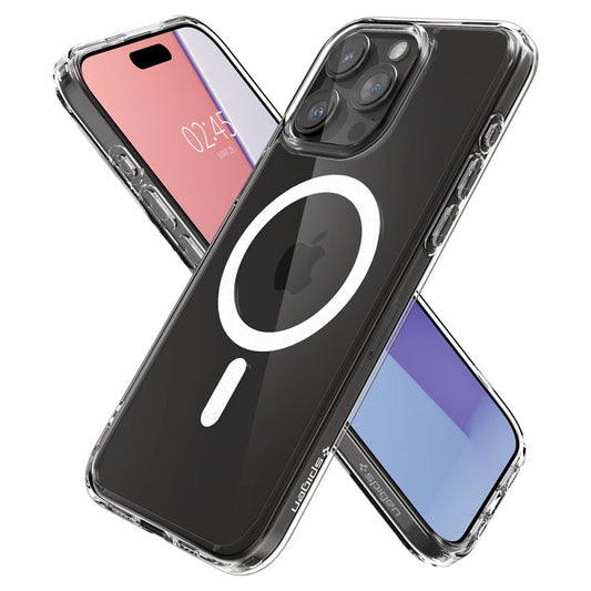 Θήκη MagSafe για Apple iPhone 15 Pro, Spigen, Ultra Hybrid, Λευκή ACS06715