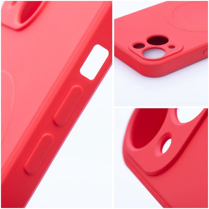 Θήκη MagSafe για Apple iPhone 17e / 16e, OEM, Silicone Mag, Κόκκινη