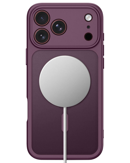MagSafe Case for Apple iPhone 18 Pro / 17 Pro, Tech-Protect, BasicMag, Matte Burgundy