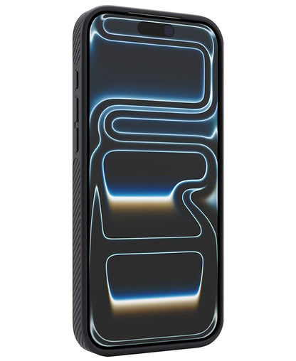 MagSafe Case for Apple iPhone 17 Pro, OEM, Carbon Metal Ring, Black