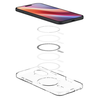 MagSafe Case for Apple iPhone 16, Spigen, Liquid Crystal, Transparent ACS08390 