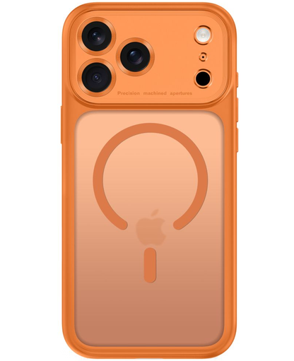Θήκη MagSafe για Apple iPhone 18 Pro Max / 17 Pro Max, Tech-Protect, MagPeak CC, Πορτοκαλί Ματ