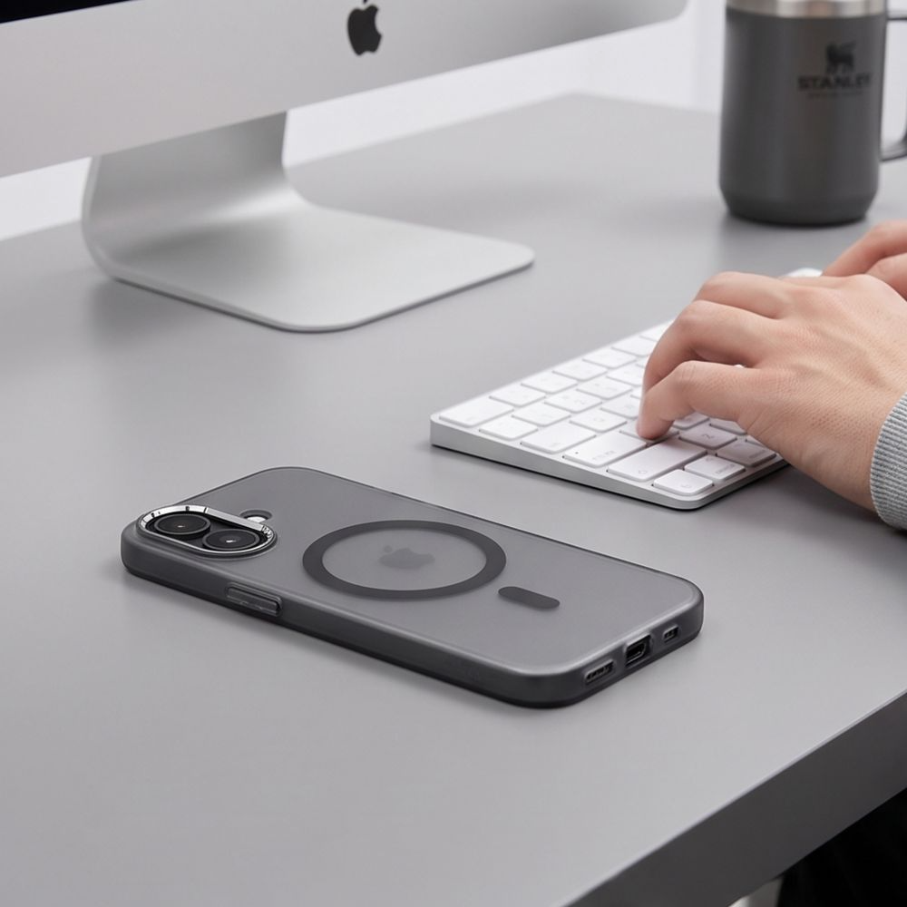 Θήκη MagSafe για Apple iPhone 17, Tech-Protect, MagZero, Μαύρο Ματ