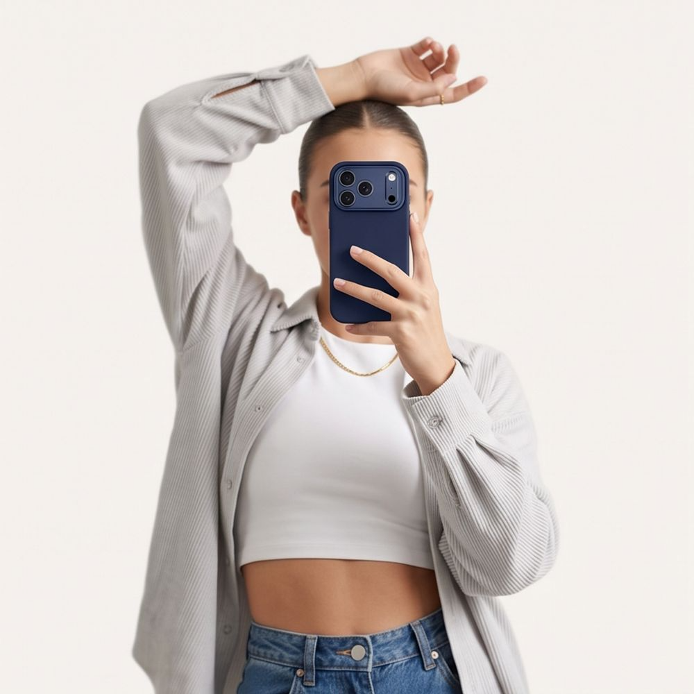 Θήκη MagSafe για Apple iPhone 18 Pro / 17 Pro, Tech-Protect, Uniq CC, Μπλε σκούρο