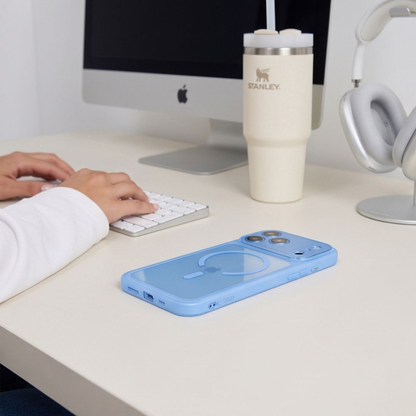Θήκη MagSafe για Apple iPhone 18 Pro Max / 17 Pro Max, Tech-Protect, MagPeak CC, Μπλε