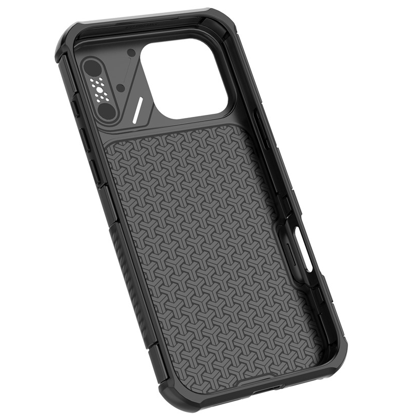 MagSafe Case for Apple iPhone 16 Pro, OEM, Carbon and Corner Protection, Black