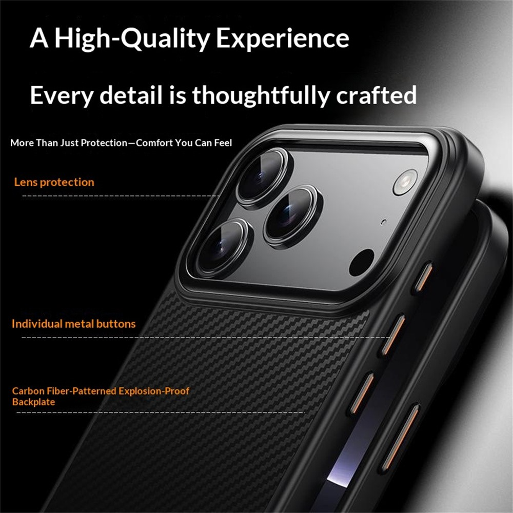 MagSafe Case for Apple iPhone 18 Pro Max / 17 Pro Max, OEM, Carbon, Black