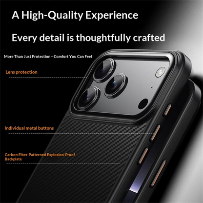 MagSafe Case for Apple iPhone 18 Pro Max / 17 Pro Max, OEM, Carbon, Black