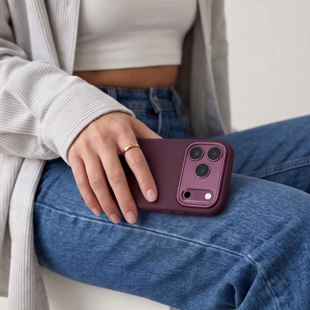 Θήκη MagSafe για Apple iPhone 18 Pro / 17 Pro, Tech-Protect, Uniq CC, Βυσσινί