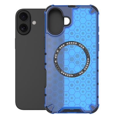 Θήκη MagSafe για Apple iPhone 16, Techsuit, HoneyComb Shield, Μπλε