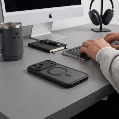 MagSafe Case for Apple iPhone 18 Pro Max / 17 Pro Max, Tech-Protect, BasicMag, Matte Black