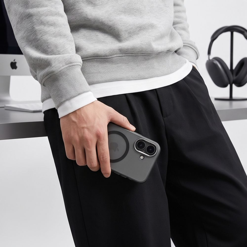 Θήκη MagSafe για Apple iPhone 17, Tech-Protect, MagZero, Μαύρο Ματ