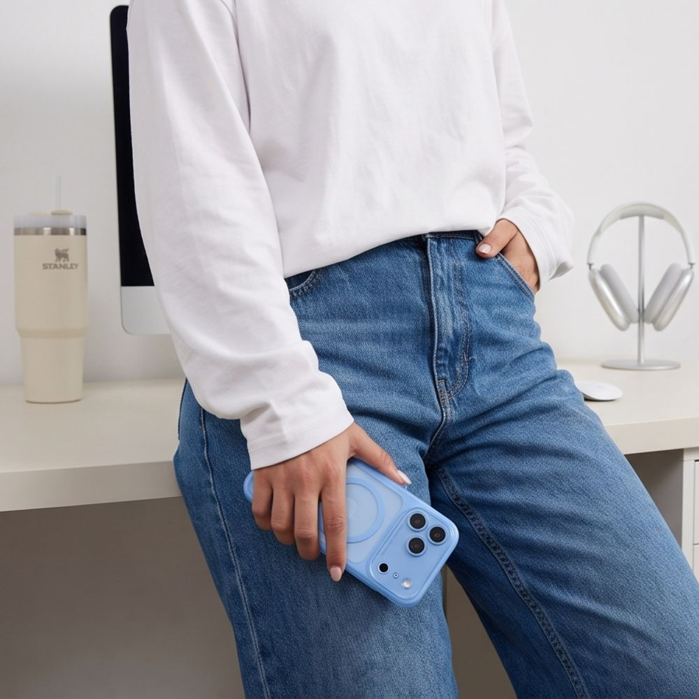 Θήκη MagSafe για Apple iPhone 18 Pro Max / 17 Pro Max, Tech-Protect, MagPeak CC, Μπλε