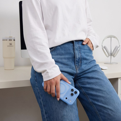 Θήκη MagSafe για Apple iPhone 18 Pro Max / 17 Pro Max, Tech-Protect, MagPeak CC, Μπλε