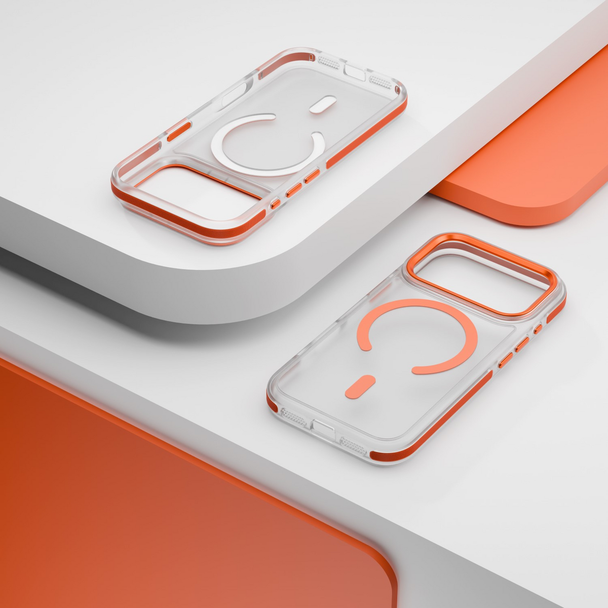 Θήκη MagSafe για Apple iPhone 18 Pro / 17 Pro, Etteri, Icy Mag, Πορτοκαλί