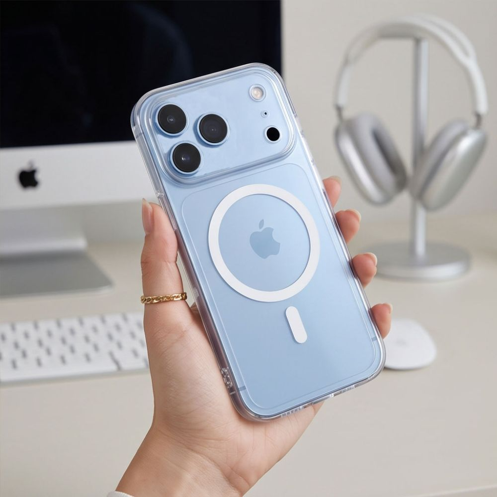 MagSafe Case for Apple iPhone 18 Pro / 17 Pro, Tech-Protect, Flexair, Transparent