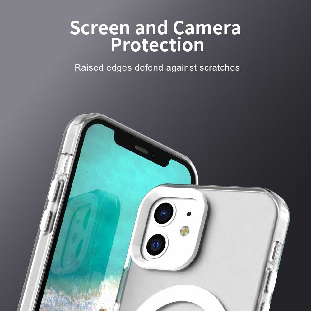 Θήκη MagSafe για Apple iPhone 12 / 12 Pro, Techsuit, CandyCase, Λευκή