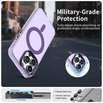 MagSafe Case for Apple iPhone 12 Pro Max, Techsuit, CandyCase, Purple