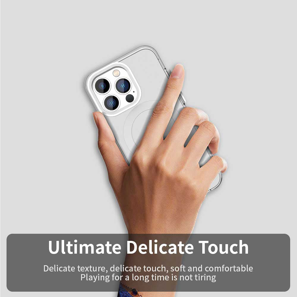 Θήκη MagSafe για Apple iPhone 13 Pro Max, Techsuit, CandyCase, Λευκό