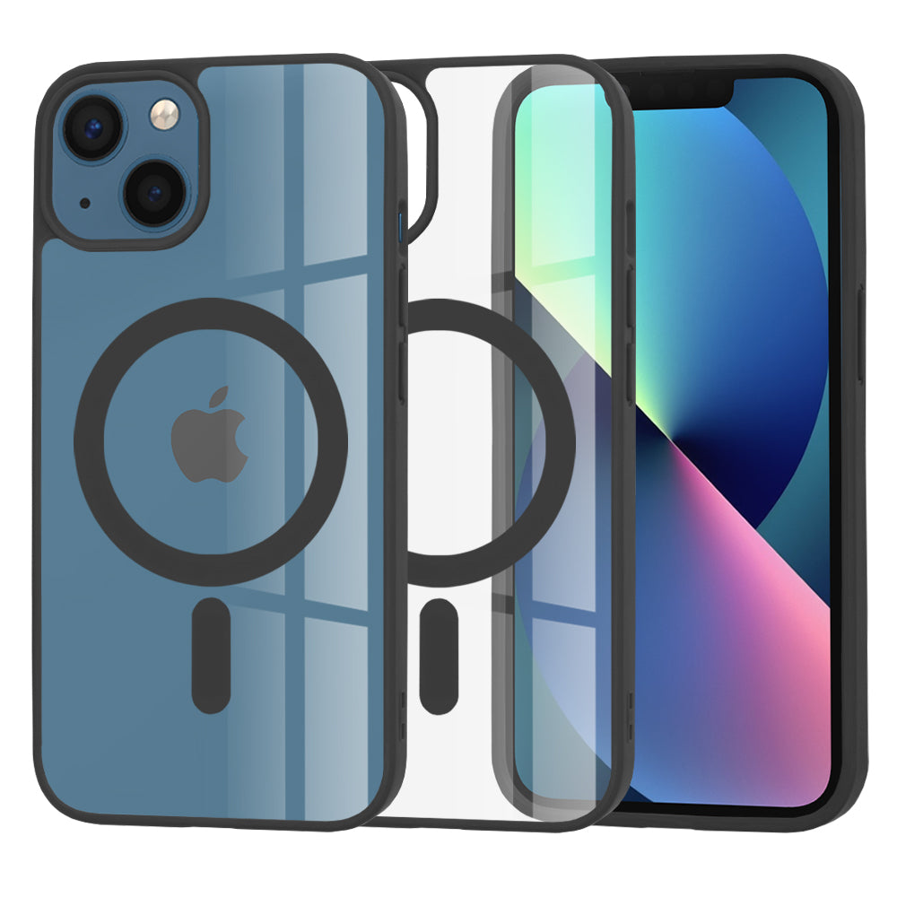Θήκη MagSafe για Apple iPhone 13, Techsuit, Pro, Μαύρο