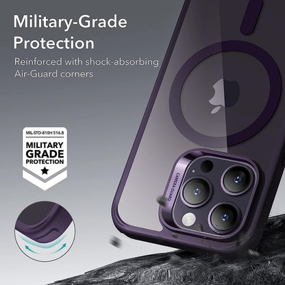 MagSafe Case for Apple iPhone 14 Pro, ESR, Classic Hybrid, Transparent Purple
