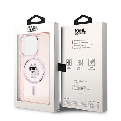 Θήκη MagSafe για Apple iPhone 14 Pro, Karl Lagerfeld, IML Choupette, Ροζ