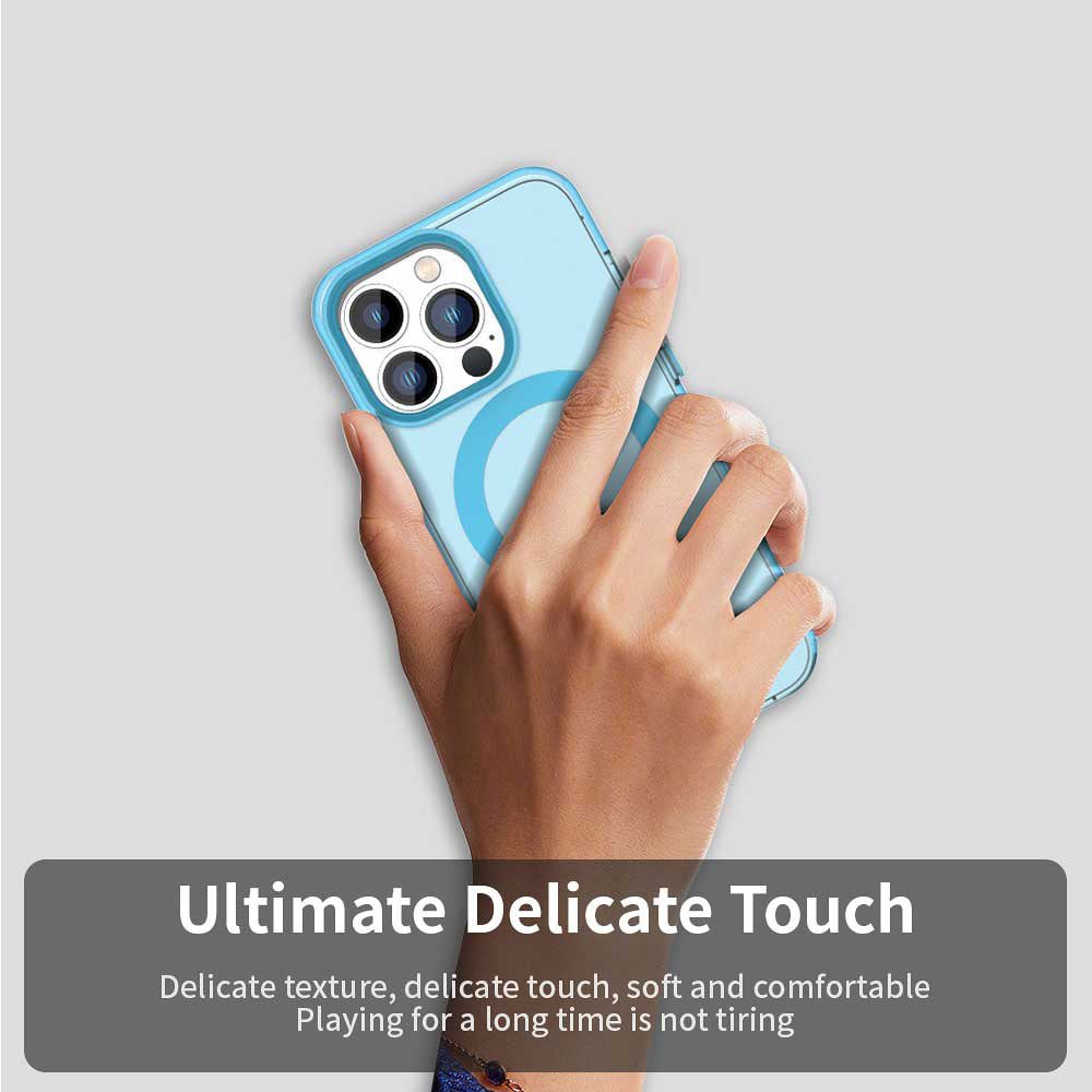 Θήκη MagSafe για Apple iPhone 14 Pro Max, Techsuit, CandyCase, Μπλε