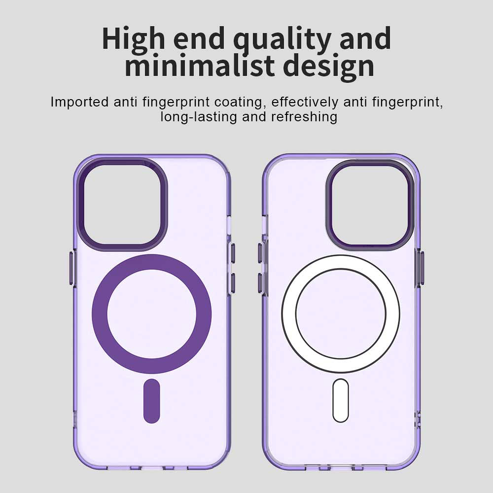 MagSafe Case for Apple iPhone 14 Pro Max, Techsuit, CandyCase, Purple
