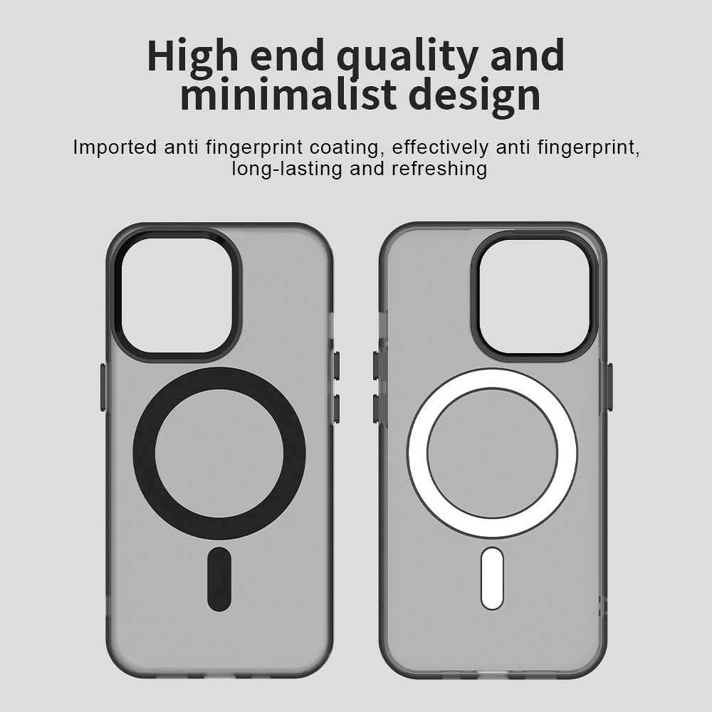 MagSafe Case for Apple iPhone 14 Pro Max, Techsuit, CandyCase, Black