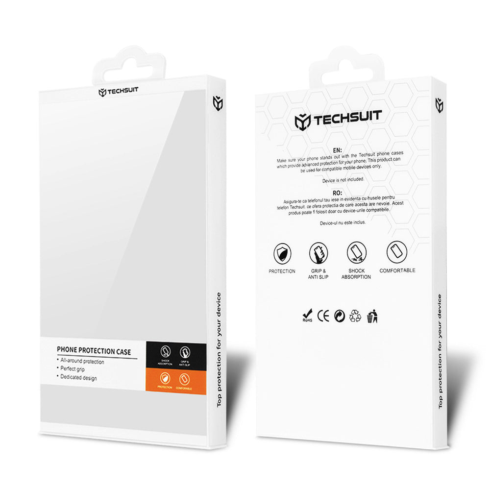 Θήκη MagSafe για Apple iPhone 14 Pro Max, Techsuit, Luxury Crystal, Ασημί