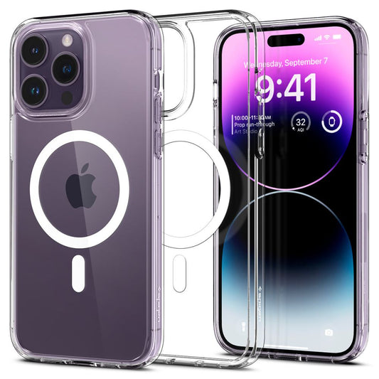 Θήκη MagSafe για Apple iPhone 14 Pro, Spigen, Ultra Hybrid, Λευκή ACS04969