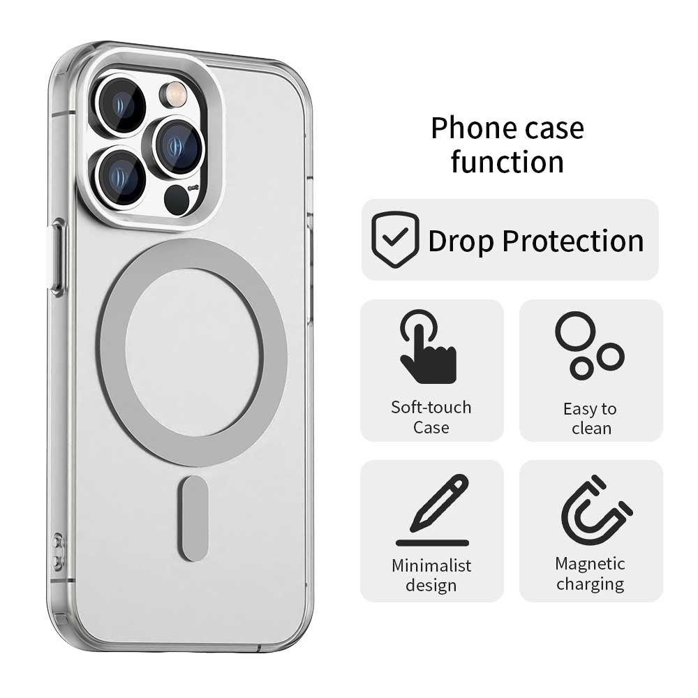 Θήκη MagSafe για Apple iPhone 14 Pro, Techsuit, CandyCase, Λευκή