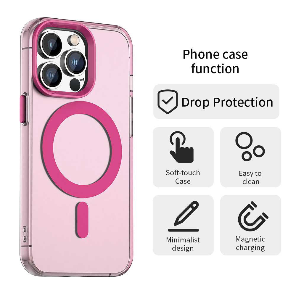 MagSafe Case for Apple iPhone 14 Pro, Techsuit, CandyCase, Pink
