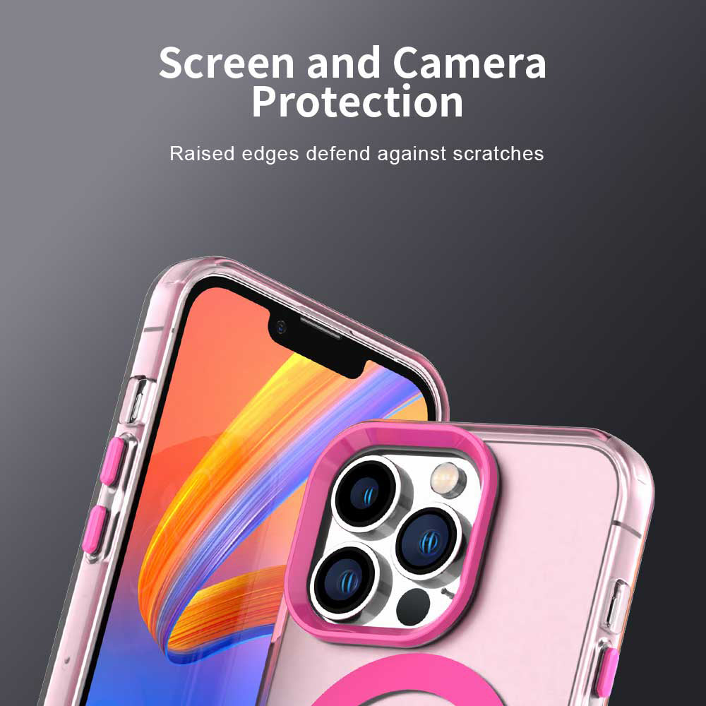 MagSafe Case for Apple iPhone 14 Pro, Techsuit, CandyCase, Pink