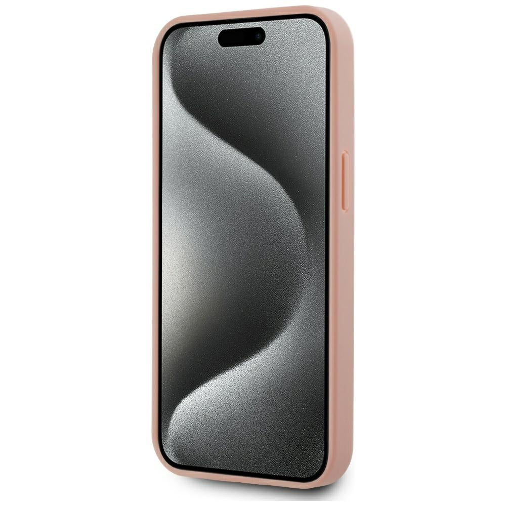 Θήκη MagSafe για Apple iPhone 15, Karl Lagerfeld, Hot Stamp, Ροζ