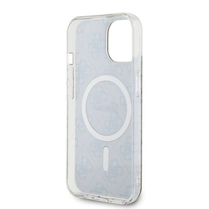Θήκη MagSafe για Apple iPhone 15 Plus, Guess, IML 4G, Καφέ